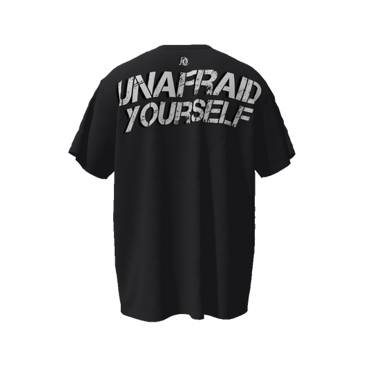 Unafraid black Oversized T-Shirt