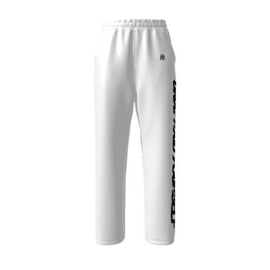 Unafraid White Straight Leg Pants